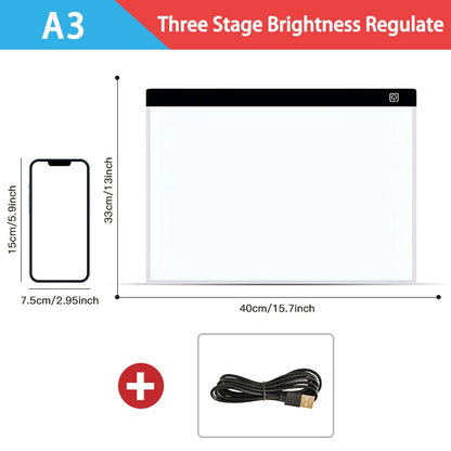 Creative LED Drawing Pad for Kids