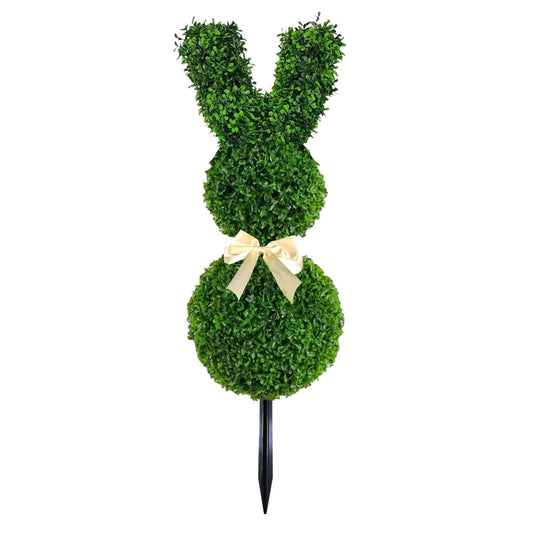 Charming Green Bunny Topiary